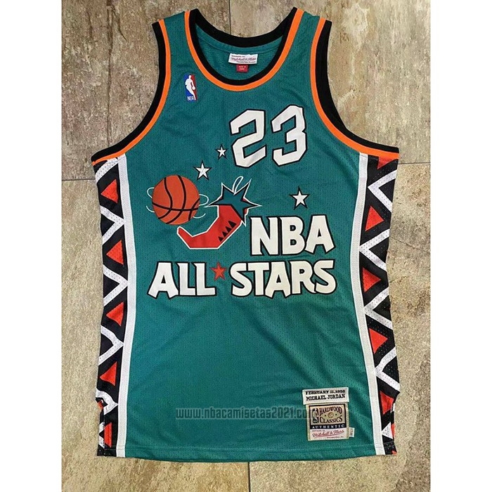 Camiseta All Star 1996 Michael Jordan #23 Verde